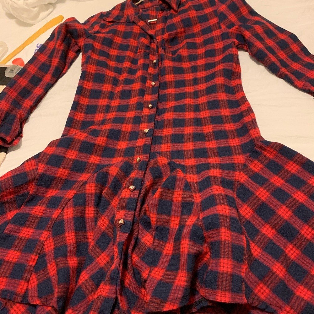 Flannel dress